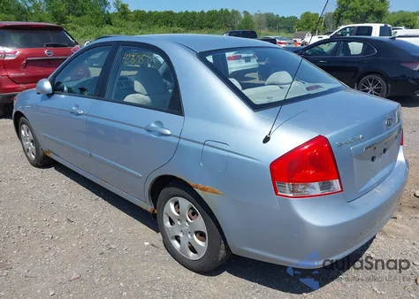 2008 Kia Spectra Ex from USA, damaged, VIN KNAFE122885544340